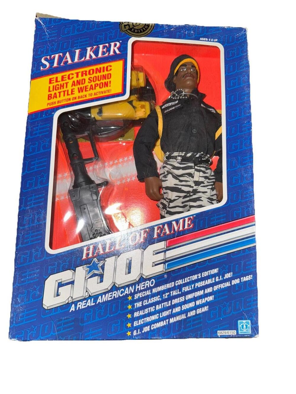G.I. Joe Hall of Fame Stalker Action Figure - Light and Sound Battle Weapon
